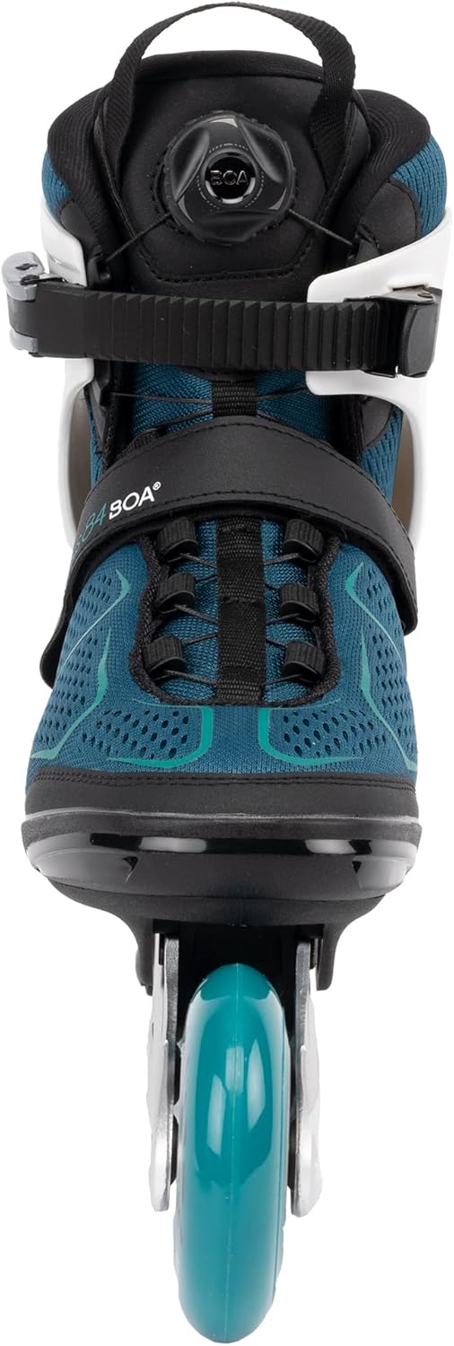 K2 Damen Alexis 84 Boa Inline Skates EU: 40 (UK: 6.5 / US: 9) teal - white, EU: 40 (UK: 6.5 / US: 9)