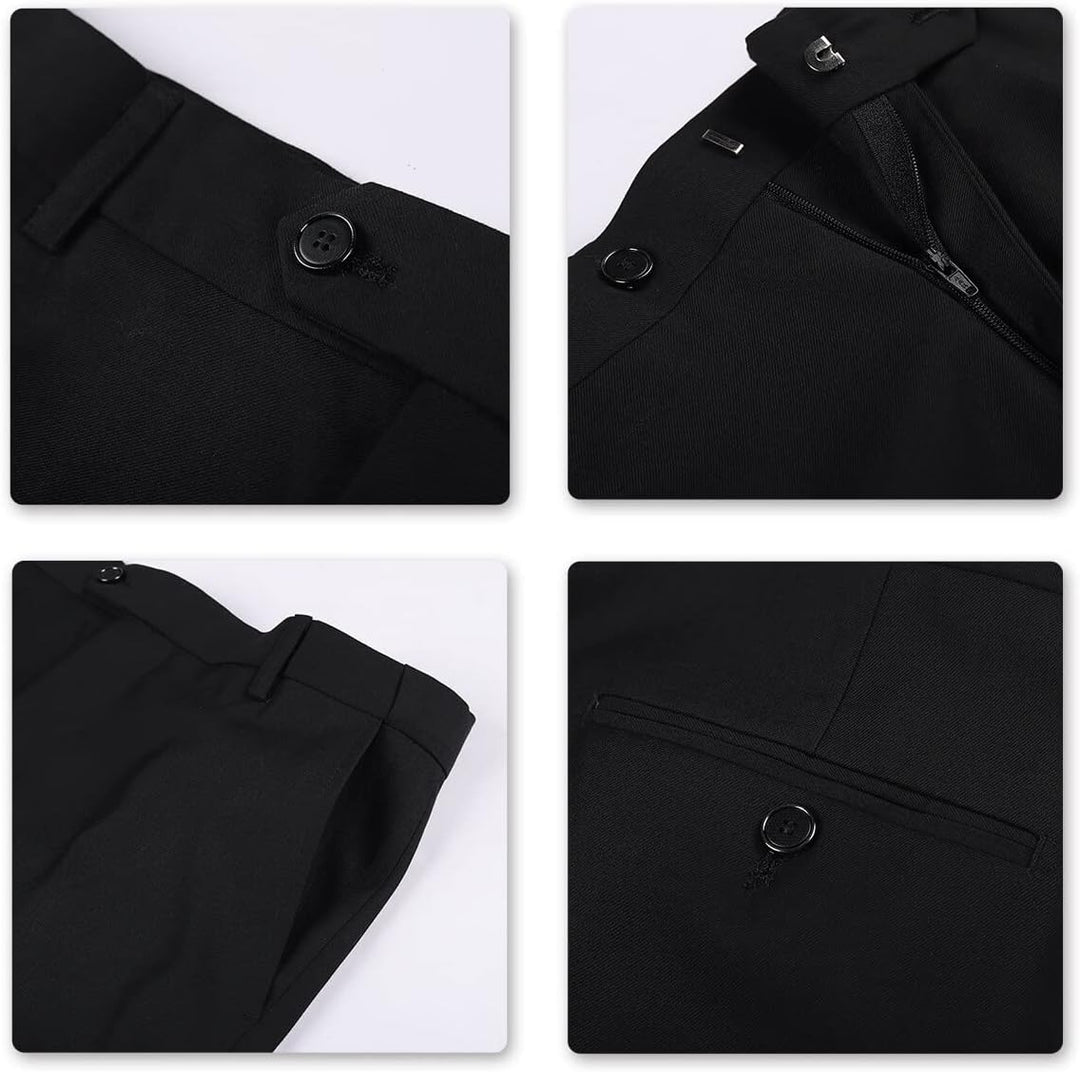 YOUTHUP Anzug Herren 3 Teilig Anzüge Slim Fit 2-Knopf Herrenanzug Modern Formell Sakko Weste Hose fü