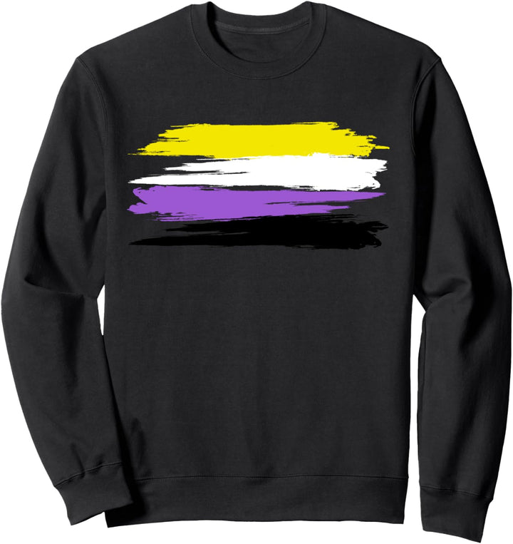 Non binary Flagge Love Wins Trans Pride Gender LGBTQ Sweatshirt