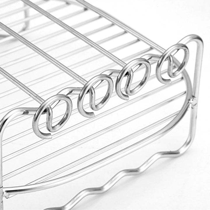Grillrost Für Heissluftfritteuse, Heissluftfritteuse Grillrost, Luftfritteusen-Gestell 6, 7, 8 Zoll,