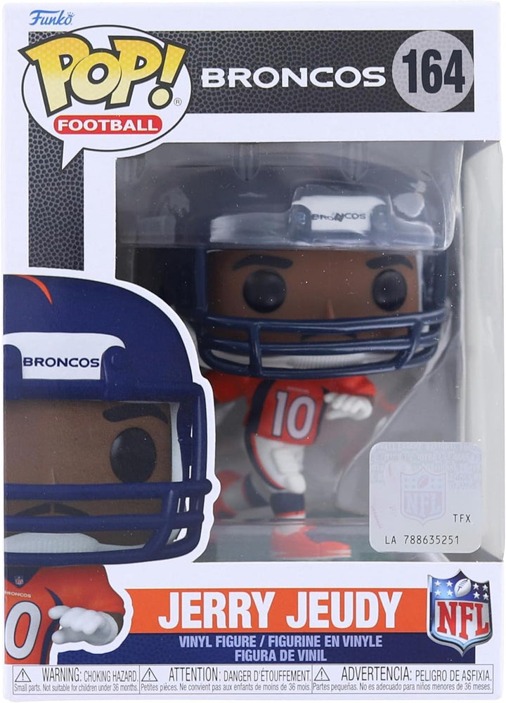 Funko Pop! NFL: Broncos - Jerry Jeudy - (Home Uniform) - Vinyl-Sammelfigur - Geschenkidee - Offiziel