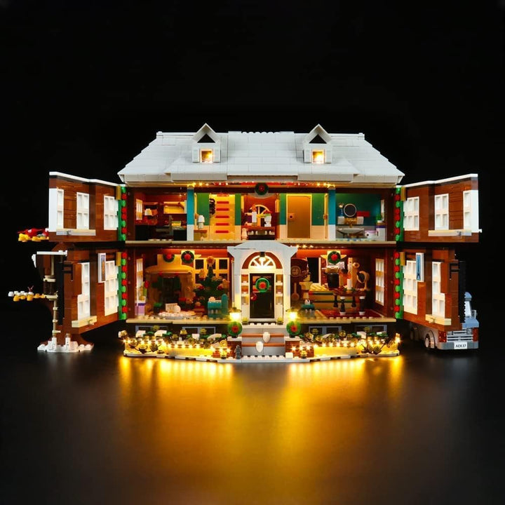 BrickBling Led Licht Set für Lego 21330 Ideas Home Alone, Beleuchtungs Exklusives Collectible Home D