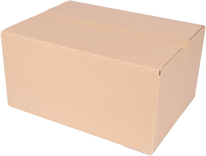 50 Faltkartons 400x300x200mm KK 90 braun 1 wellig rechteckige Versandkartons | DHL Paket 5 kg | DPD