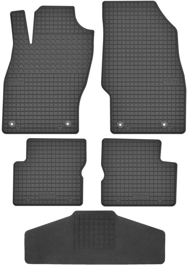 Fussmatten Vorne und Hinten 4er Set für Opel Corsa D 2006-2014 Gummi Gummimatten Vorne, Hinten, Vorn