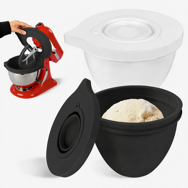 Silikon-Einlagen, kompatibel mit Kitchen Aid 4,5-5-Quart-Mixer mit kippbarem Kopf, 2 Einlagen mit De