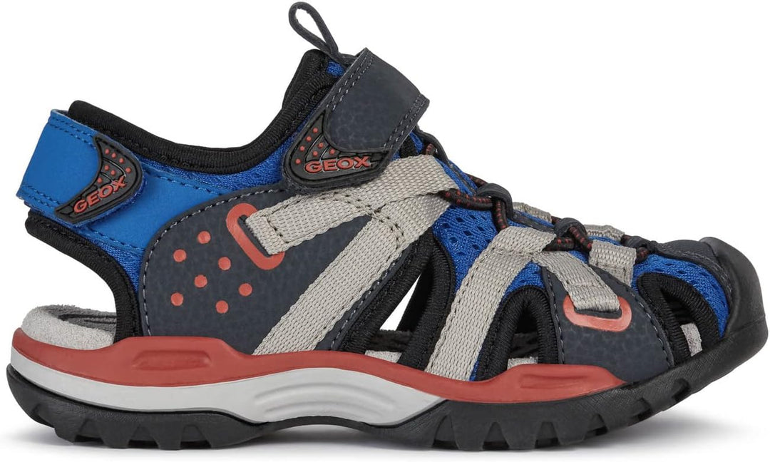 Geox Jungen J Borealis Boy B Sandalen 31 EU Royal Red, 31 EU Royal Red