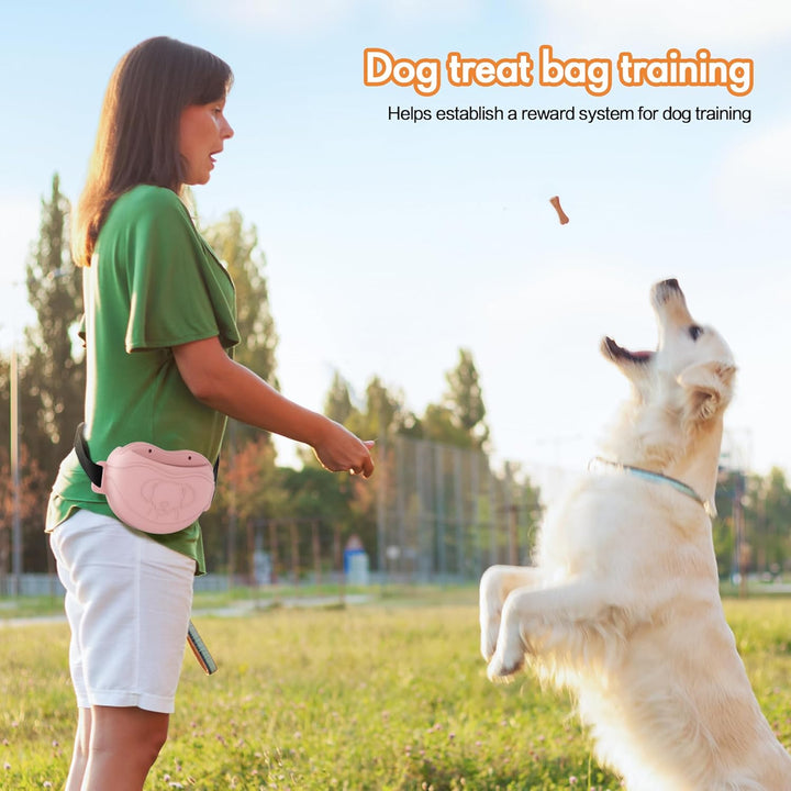AWINNER Leckerli-Tasche für Hunde, Premium-Silikon, verbesserte 4 starke Magnete, verbesserter Magne
