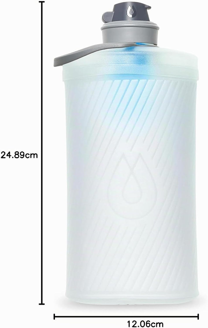 Bidón flexible FLUX 1.5L traslúcido con filtro