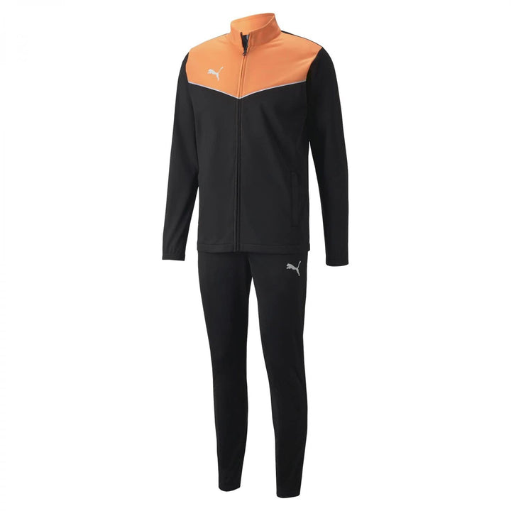 PUMA Herren Individualrise Tracksuit Trainingsanzug S puma black-neon citrus, S puma black-neon citr