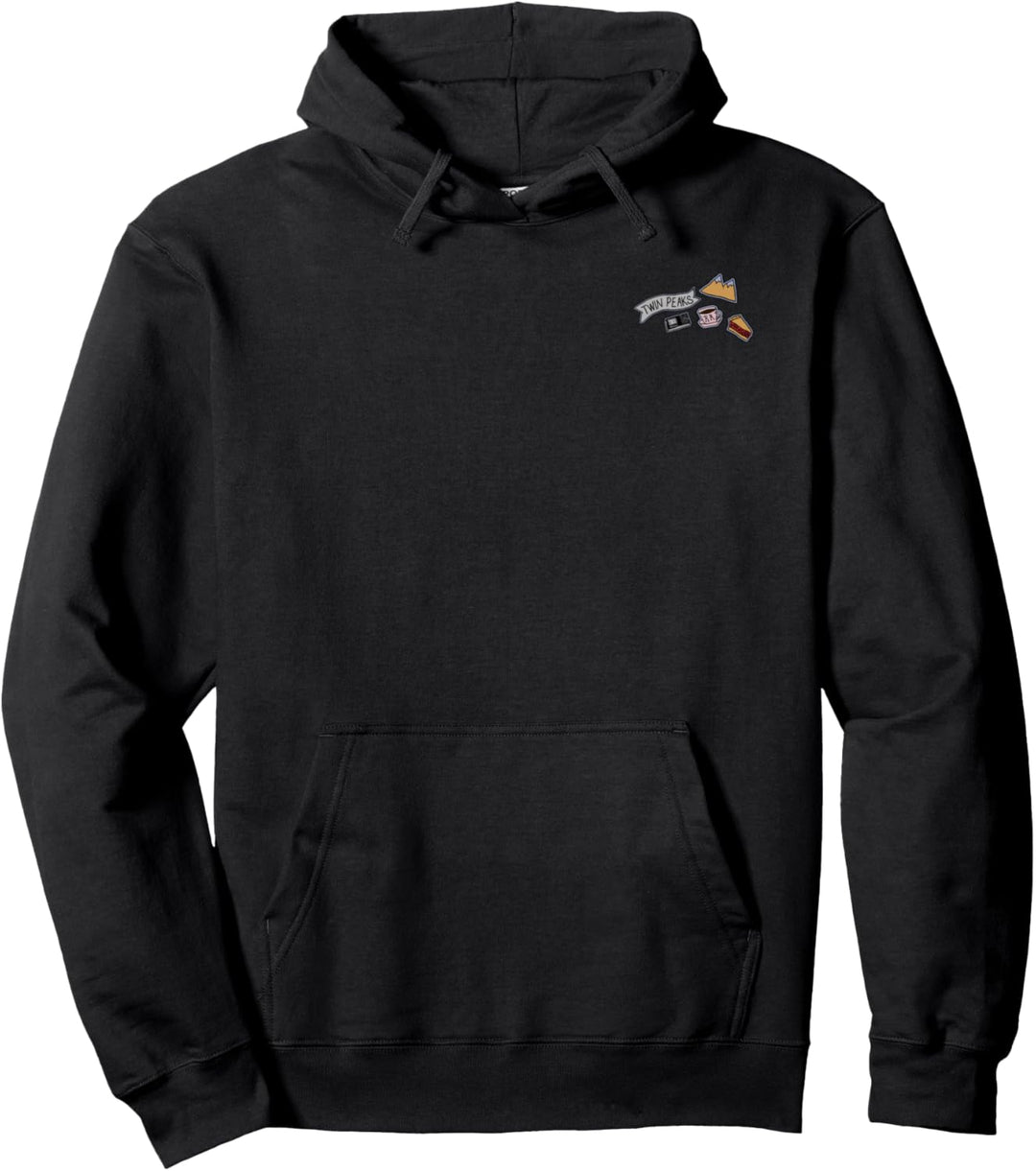 Twin Peaks Icons Patched Tee Pullover Hoodie