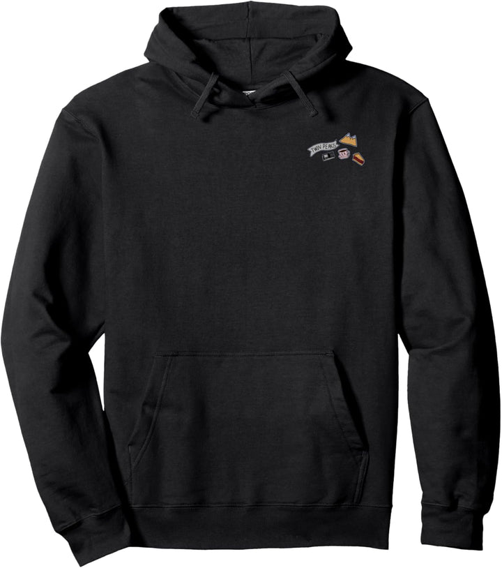 Twin Peaks Icons Patched Tee Pullover Hoodie