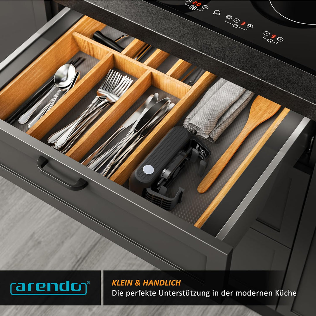 Arendo Automatischer Glasöffner, Elektrischer Deckelöffner für versiegelte Gläser (3,5–10 cm), Jar O