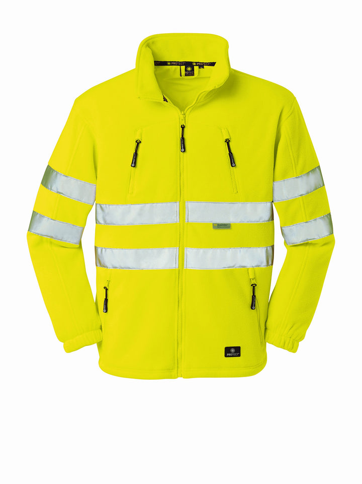 4Protect Warnschutz-/Fleece Jacke Seattle 3465 L, 20-003465-L L Gelb, L Gelb