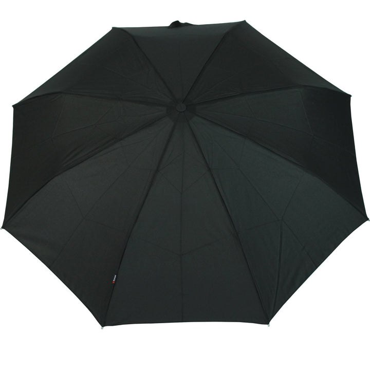Knirps Regenschirm Fiber T2 Duomatic Taschenschirm - Stripe Art Schwarz, Schwarz