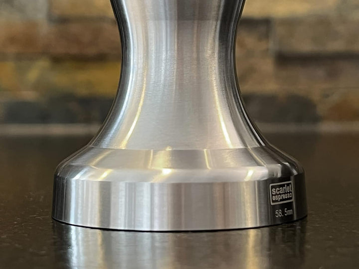 scarlet espresso | Tamper »Solido Affilato« inox sharp edge CNC präzisionsgefertigt, Edelstahl, mass