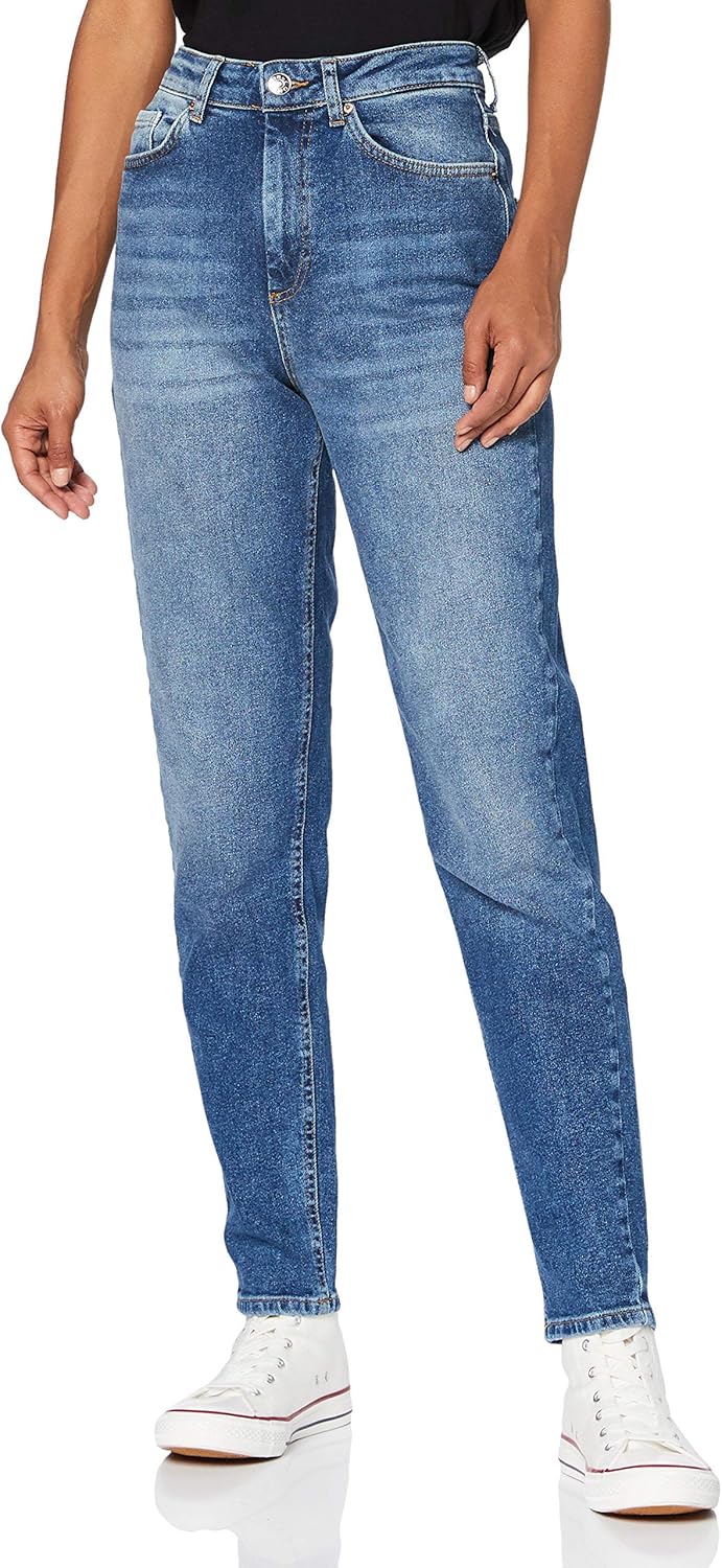 ONLY Womens Dark Blue Denim Jeans Stretch