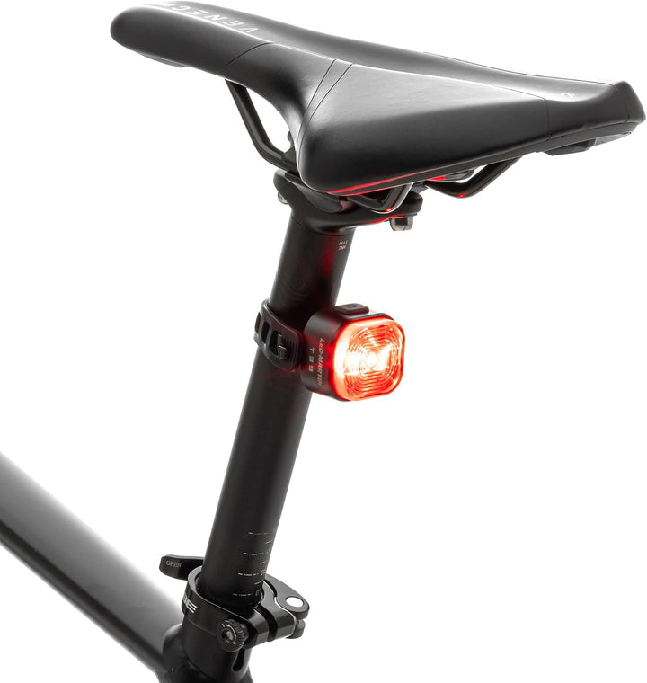 LED-MARTIN® Fahrradlicht Set | max. Helligkeit | LED Fahrradbeleuchtung USB Aufladbar Fahrradlampe,