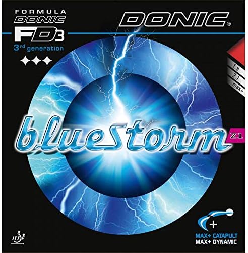 DONIC Belag Bluestorm Z1 2,1 mm, blau 2,1 mm, blau, 2,1 mm, blau 2,1 mm, blau