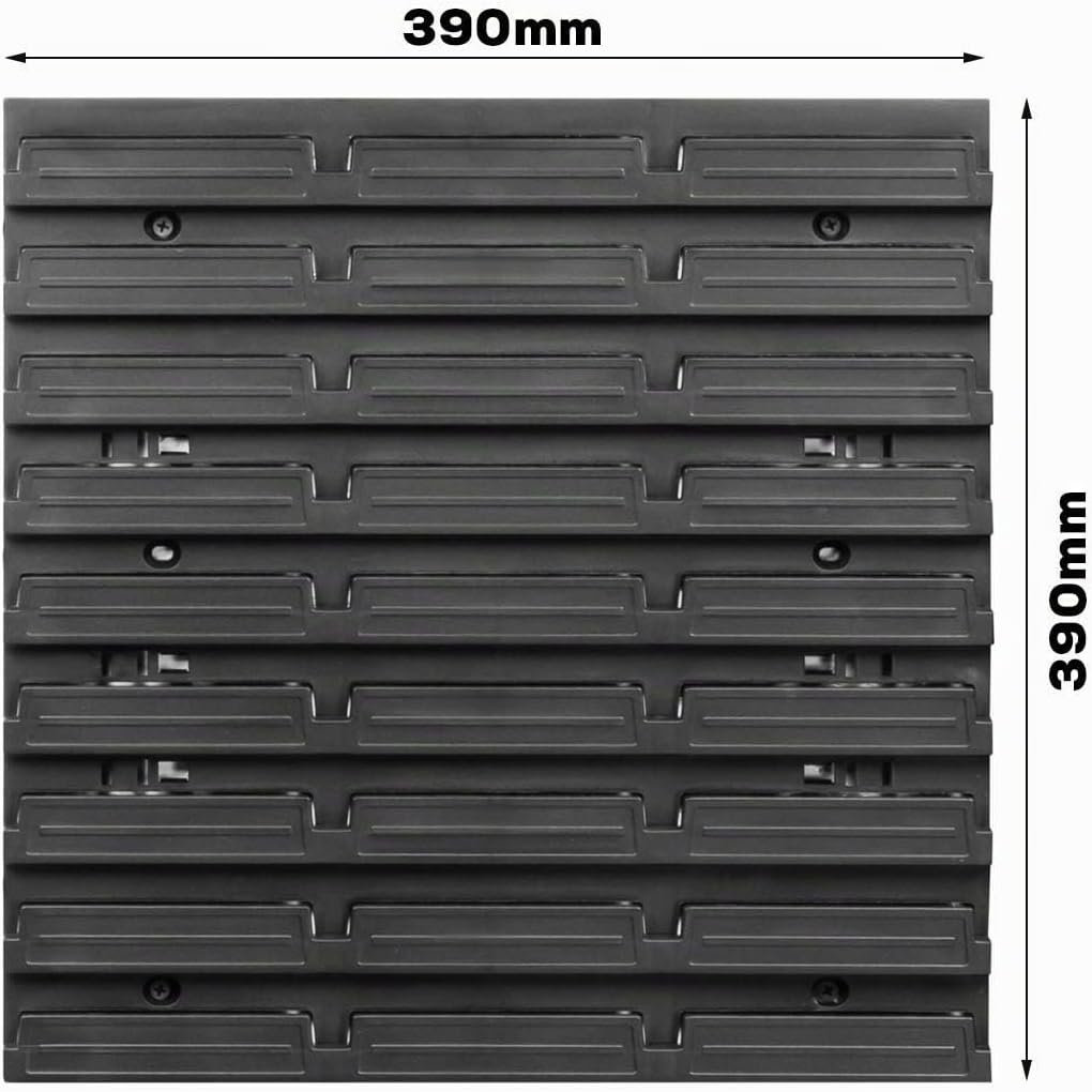 botle Lagersystem Wandregal 1152 x 780 mm | Stapelboxen Schüttenregal Sichtlagerkästen | Extra Stark