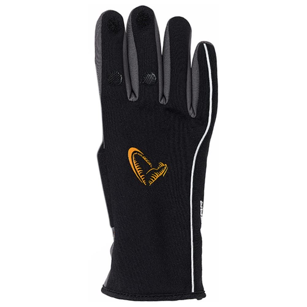 Savage Gear Softshell Winter Gloves Black - Angelhandschuhe XL, XL