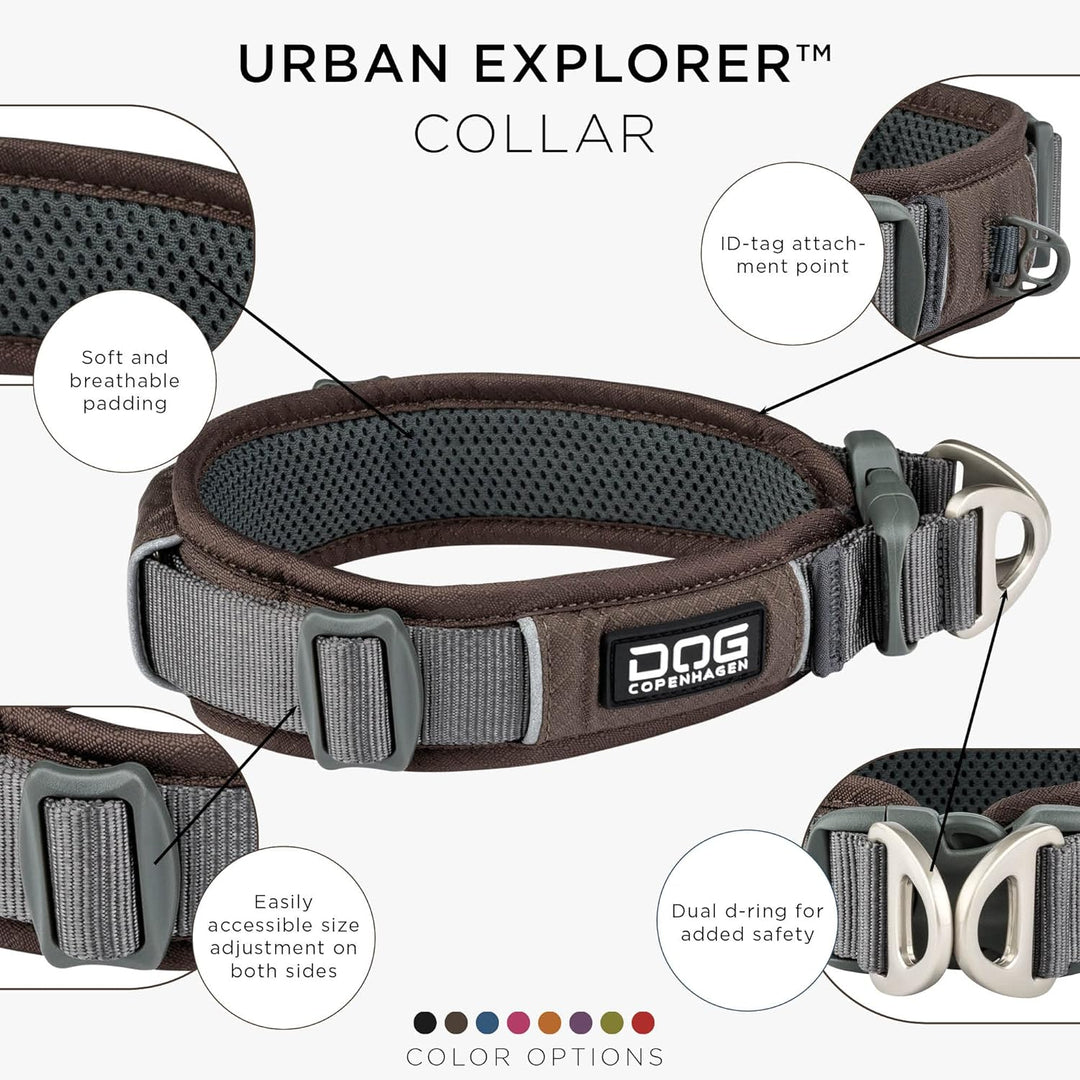 DOG Copenhagen Hundehalsband V2 Urban Explorer Collar Mocca Grösse XS XS Mocca | Braun (Version 2020