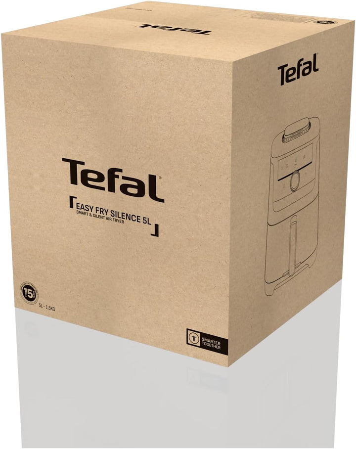 Tefal Easy Fry Smart & Silence Heissluftfritteuse, 5 Liter, extrem leise, Smart-Assist-System, von 4