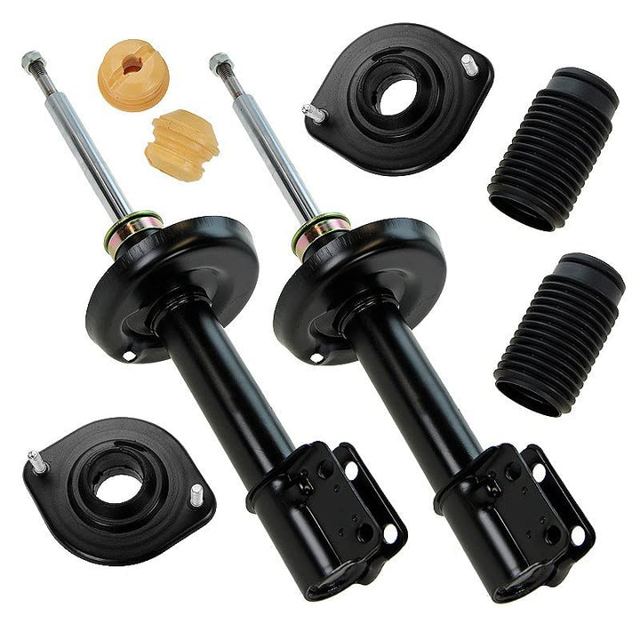 2 Stossdämpfer vorne Vorderachse inkl. Domlager mit Wälzlager und Staubschutz-Set