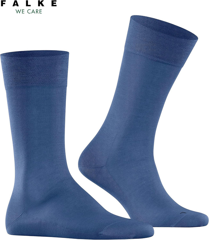 FALKE Herren Sensitive Malaga Socken druckfreier Komfortbund flache Naht gegen Druckstellen einfarbi