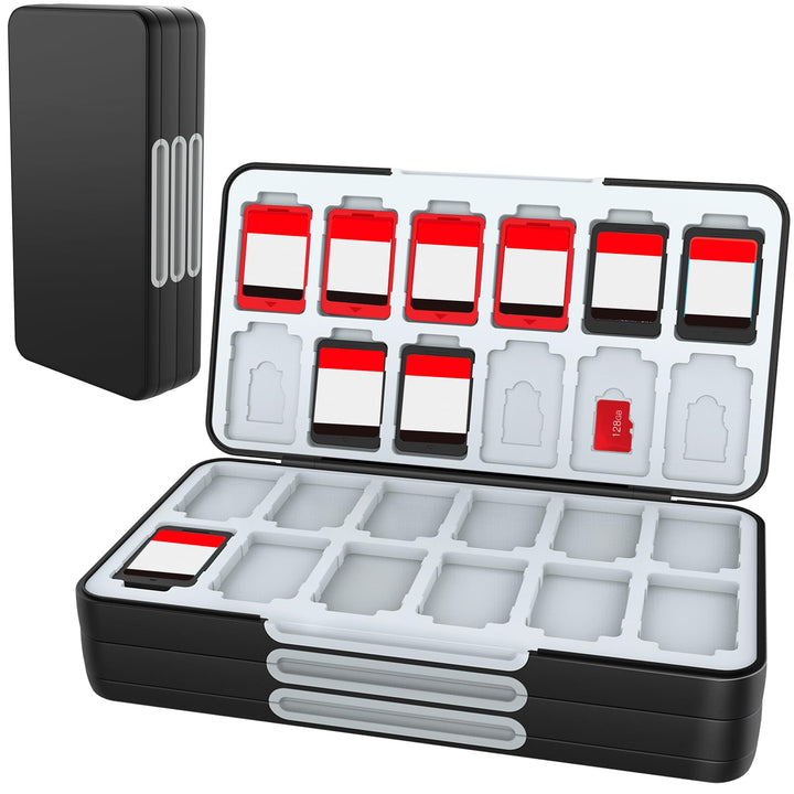 HEIYING Spiele Aufbewahrung Schutzhülle für Switch&amp;Switch OLED Game Card, Tragbare Schutzhülle Switc