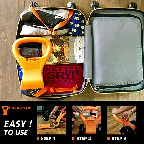Kettlebell Grip Adjustable Portable Weight Travel Workout Equipment Gear for Gym Weights Bag, Crossf