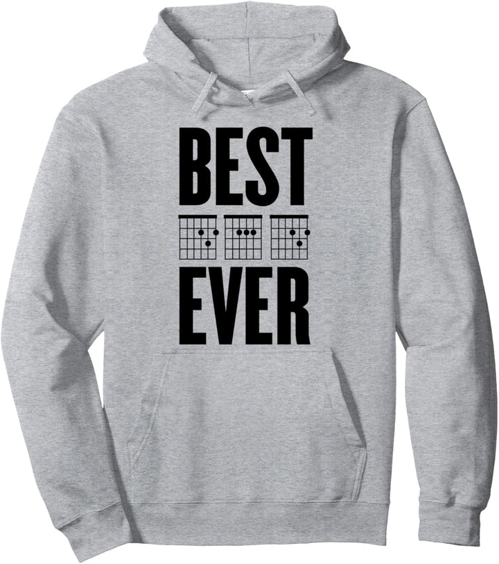 Lustige Gitarre Bestes Vintage-Musikgeschenk des Vaters Pullover Hoodie