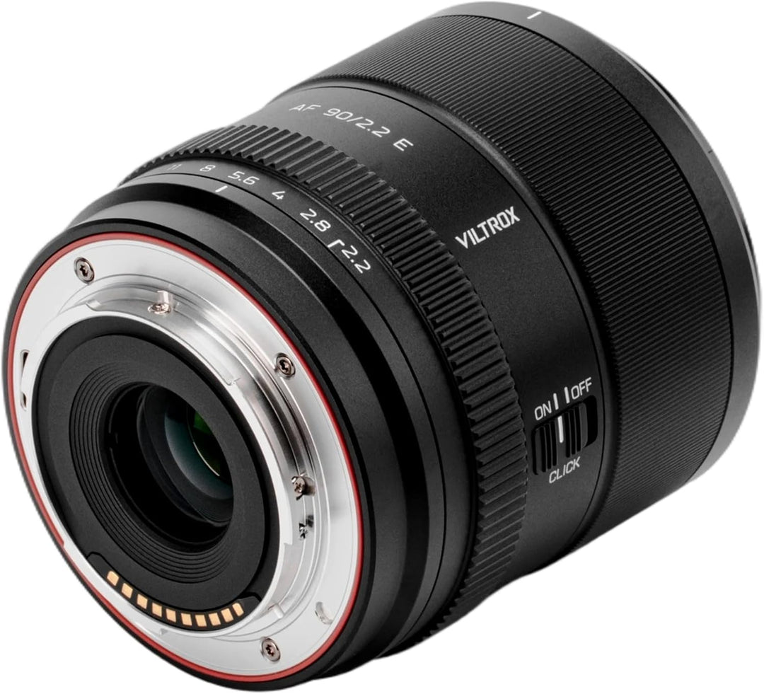 VILTROX 90mm F2.2 E EVO Objektiv, AF 90mm f2.2 für Sony E Mount, Autofokus APS-C Objektiv für Sony E