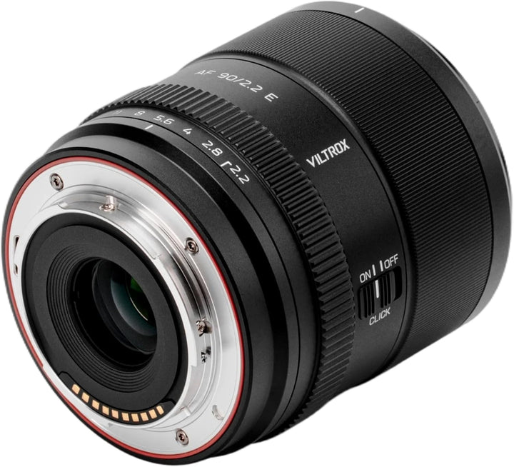 VILTROX 90mm F2.2 E EVO Objektiv, AF 90mm f2.2 für Sony E Mount, Autofokus APS-C Objektiv für Sony E