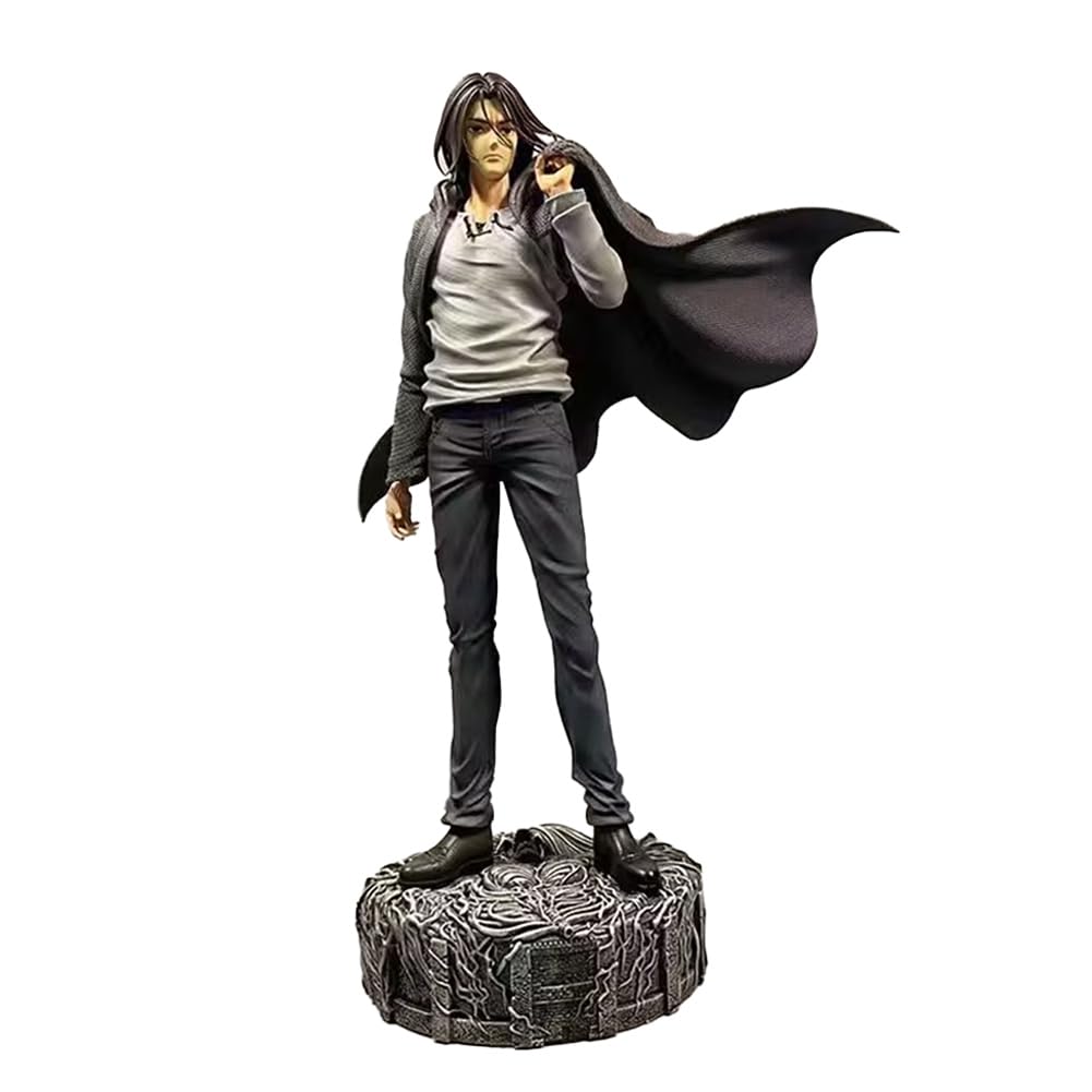 Jilijia Anime Figur Statue - 30cm Eren Jaeger Stehende Position Austauschbare Kopf Modell PVC Figur