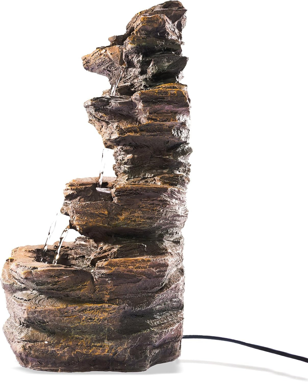 Solar Gartenbrunnen Rock Fountain - extragrosses 5 Watt Solarmodul, Solarpumpe mit Direktbetrieb - 3