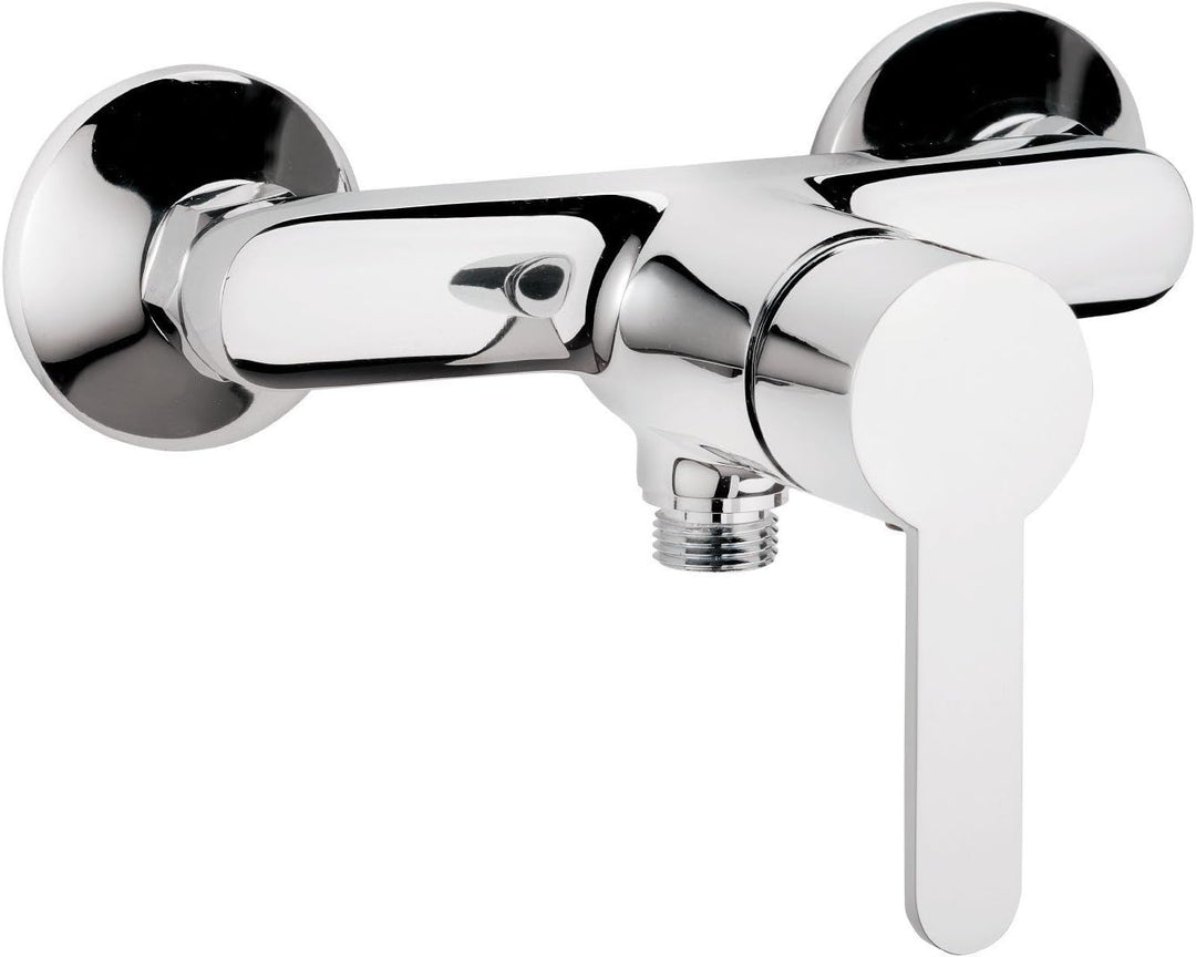 'aquaSu® Einhandmischer Jetmix Style für Brause | Chrom | Wasserhahn | Einhebelmischer | Armatur | M