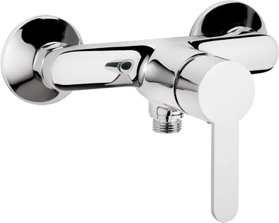 'aquaSu® Einhandmischer Jetmix Style für Brause | Chrom | Wasserhahn | Einhebelmischer | Armatur | M