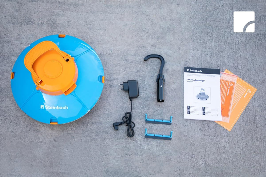 Steinbach Poolrunner Battery Basic 2.0, für Pools bis 10 m² Grundfläche, vollautomatisch, kabelllos,