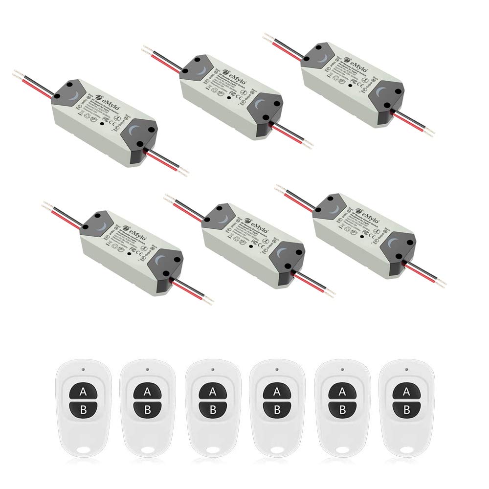 eMylo Smart Wireless RF Fernsteuerungsschalter 220V Relais 1000W Ein 1-Kanal-HF-Relaisschalter 90-25