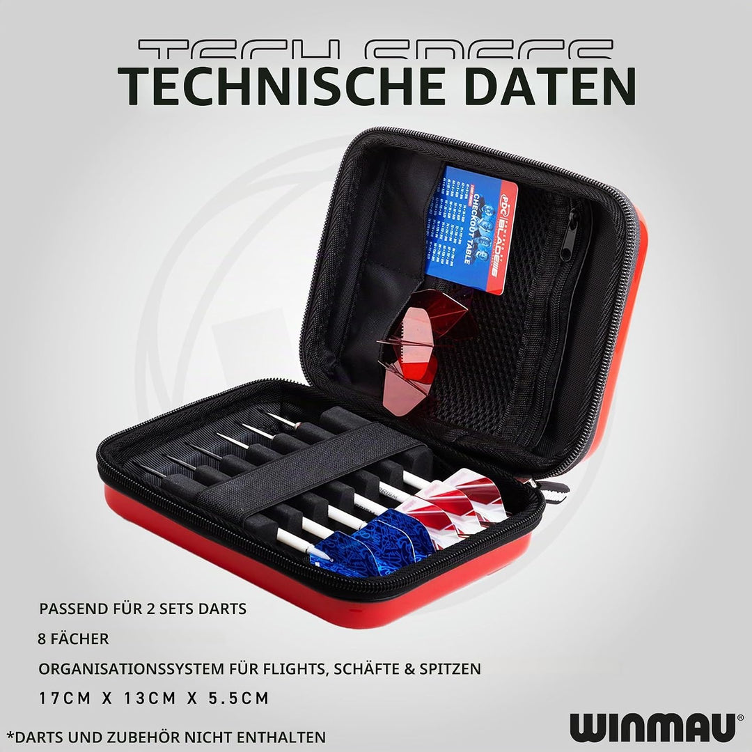 WINMAU Armor G2 Red Dart Case Rot G2, Rot G2