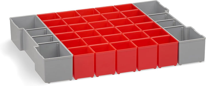 Sortierbox klein Schrauben | L-BOXX 102 (grau) mit Insetboxenset A3 | Profi Werkzeugkoffer leer inkl