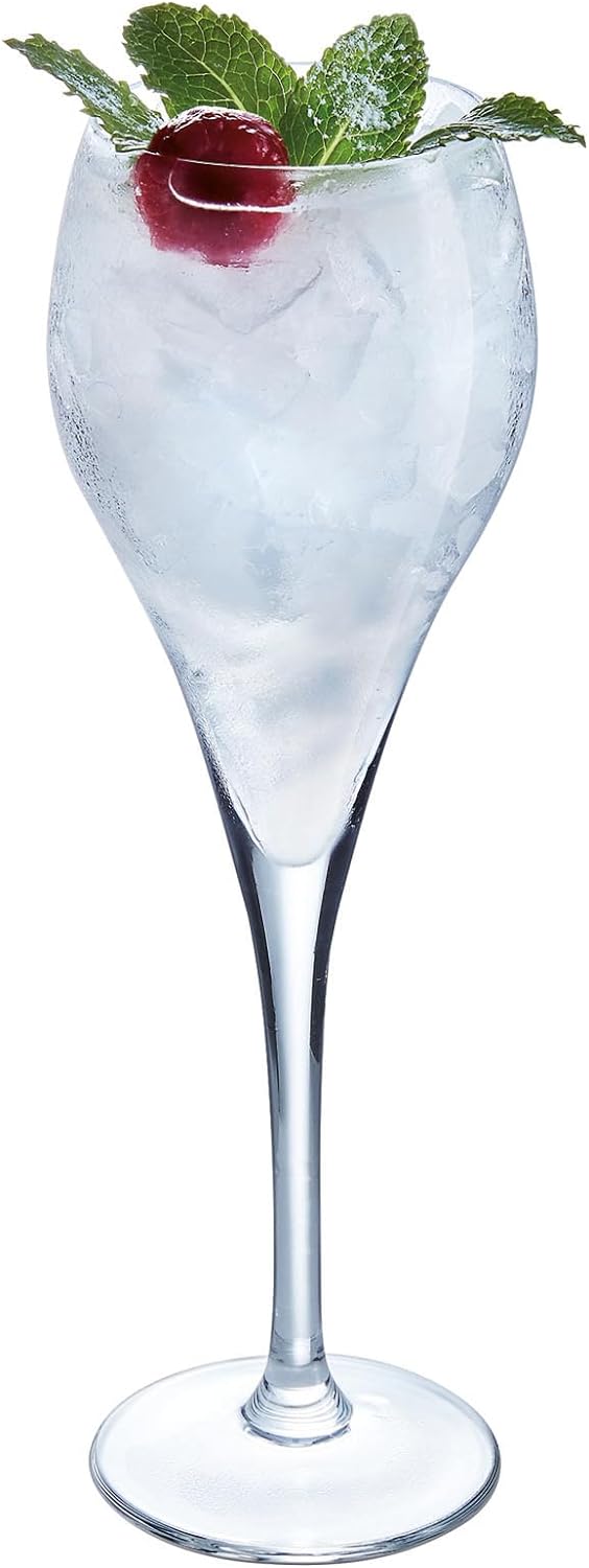 Arcoroc - Kollektion Brio – 6 Champagnergläser 16 cl – Transparenz und Stärke – verstärkte Verpackun