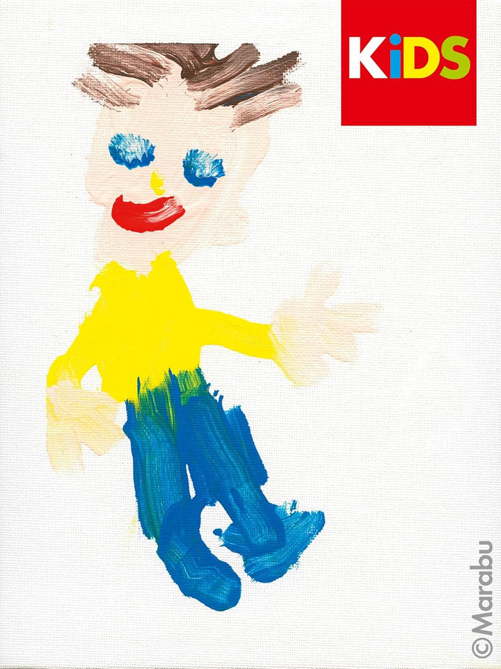 Marabu KiDS Little Artist Maxi Art Box, Mal- und Bastelbox für Kinder ab 5 Jahren, inkl. 12 x 36 ml
