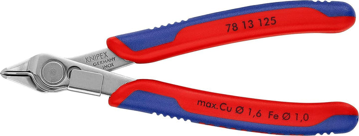 Knipex Electronic Super Knips® mit Mehrkomponenten-Hüllen 125 mm (SB-Karte/Blister) 78 13 125 SB Mit