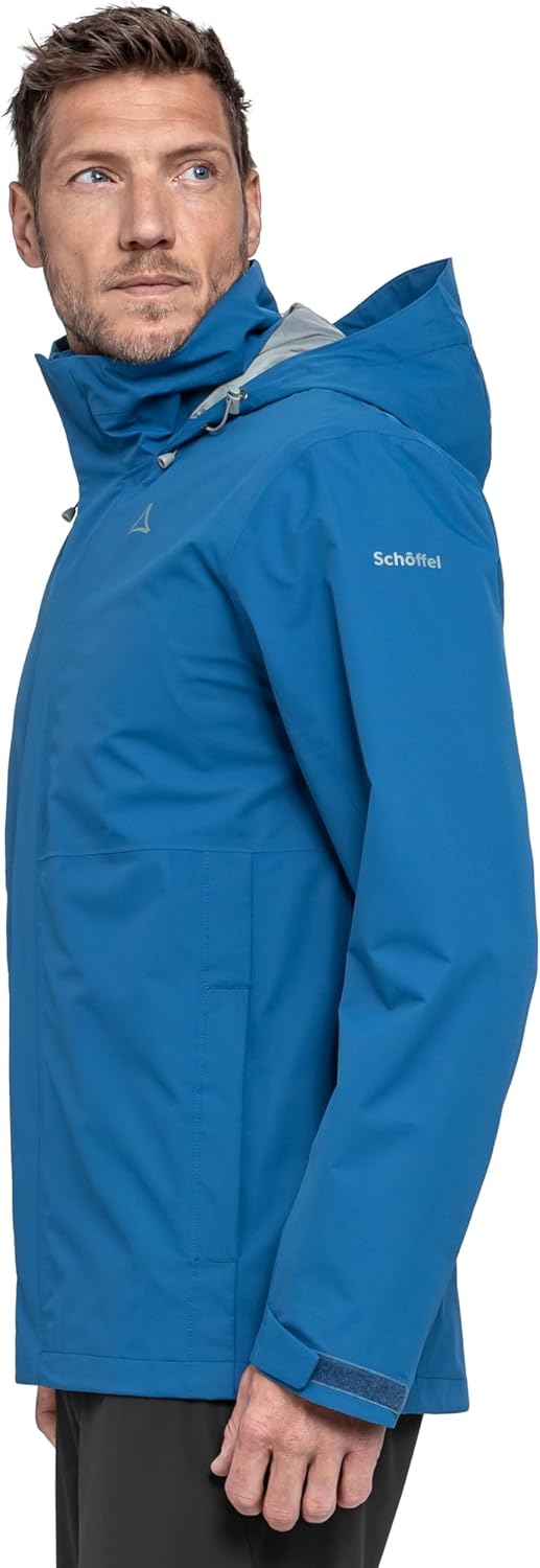 Schöffel Herren Jacket Gmund M, wind- und wasserdichte Regenjacke, atmungsaktive Outdoor Jacke, Wand