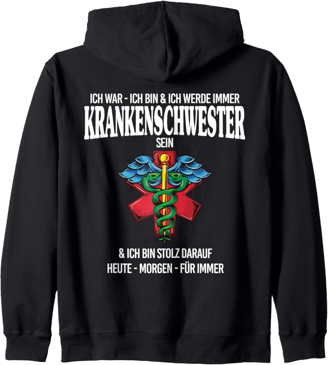 Pausenjacke - Ich bin stolz Krankenschwester zu sein Kapuzenjacke