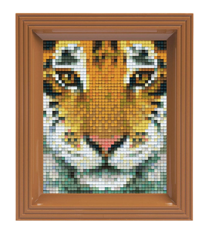 Pracht Creatives Hobby Pracht Creatives Hobby Pixel P31314 Mosaik Geschenkverpackung Tiger, Pixelbil