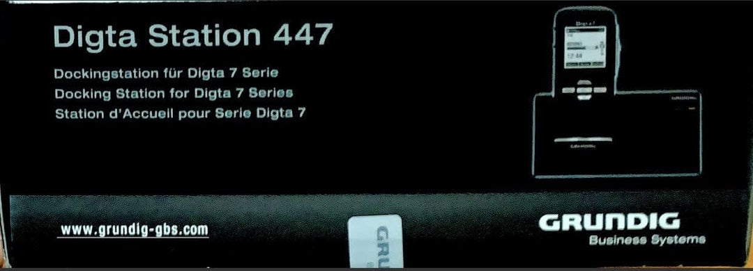 Grundig SCM4470 Digta Station 447 Satz,Schwarz