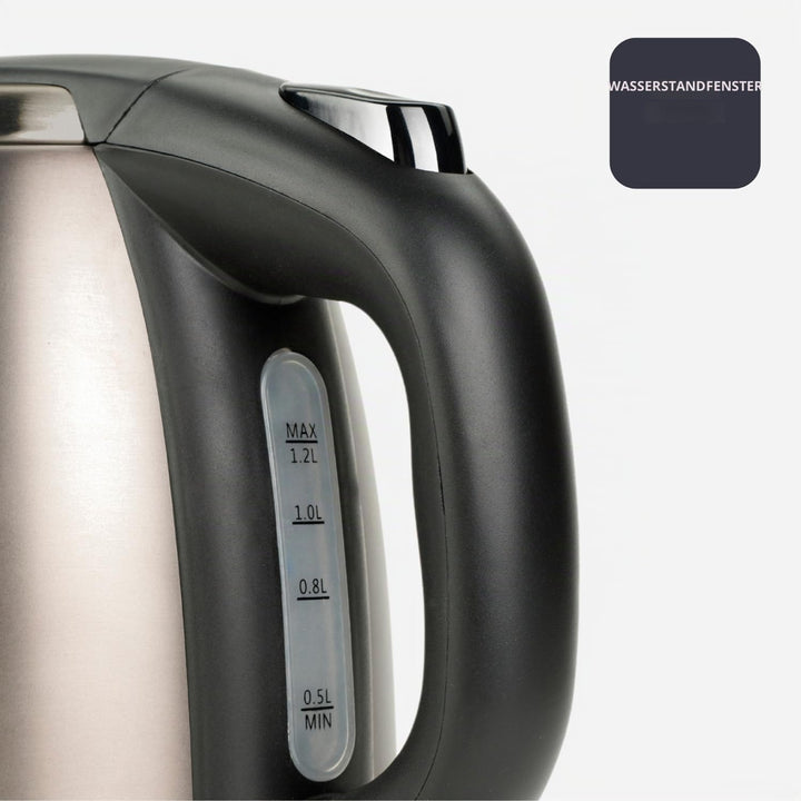 BLACK+DECKER Wasserkocher | BXKE2202E | 2200W | 1.2L | 360°C drehbare Basis | Geeignet für Linkshänd