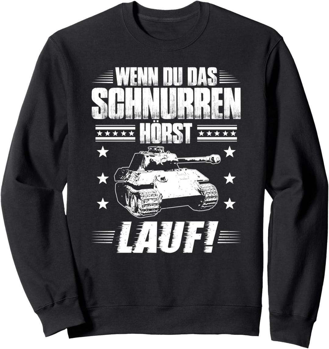 Panzerfahrer Schnurren Panzer Sweatshirt